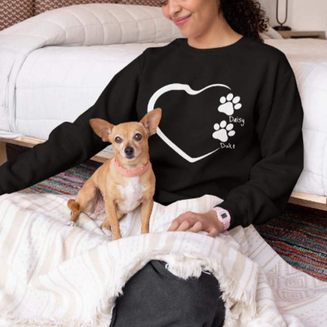Personalisierter Name des Hundes Mama Mama-Geschen Sweatshirt (Von Creator hochgeladen)