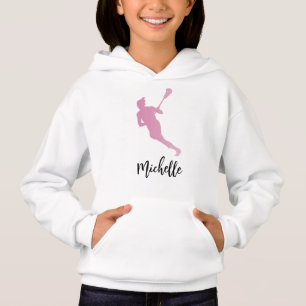 Personalisierter Name des Lacrosse Players Hoodie