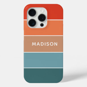 Personalisierter Name des modernen Colorblock Eart Case-Mate iPhone Hülle