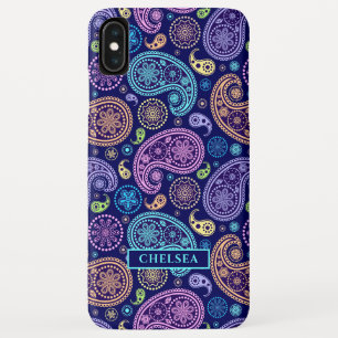 Personalisierter Name des modernen Paisley-Musters Case-Mate iPhone Hülle