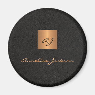 Personalisierter Name des Monogrammes Magnet