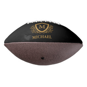 Personalisierter Name des Monogramms Football