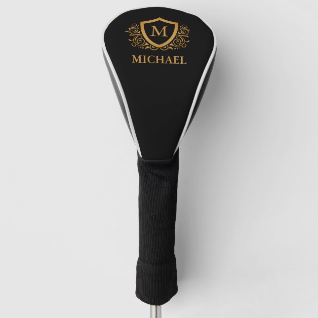 Personalisierter Name des Monogramms Golf Headcover (Vorderseite)