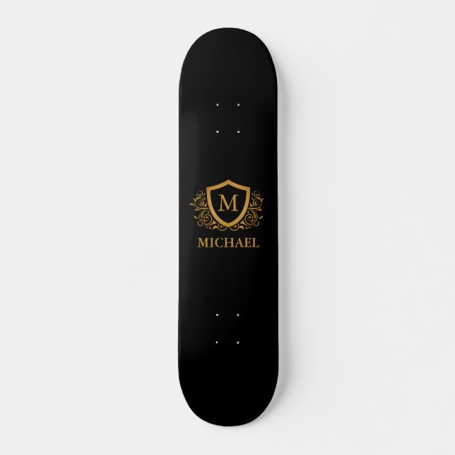 Personalisierter Name des Monogramms Skateboard (Vorne)