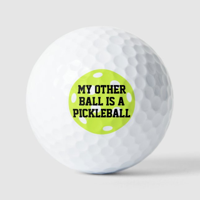 Personalisierter Name des Pickleball Golfball (Vorderseite)