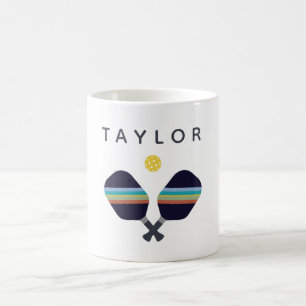 Personalisierter Name des Pickleball-Players Kaffeetasse