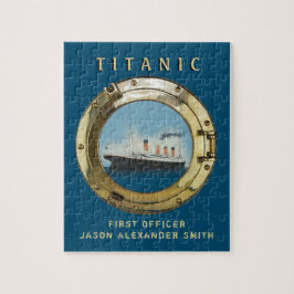 Personalisierter Name des Schiffsoffiziers Titanic