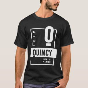 Personalisierter Name des Team Quincy Lifetime-Mit T-Shirt