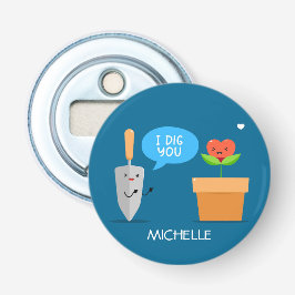 Personalisierter Name des Valentinstag Flaschenöffner