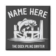 Personalisierter Name Dock Schatten Bass
