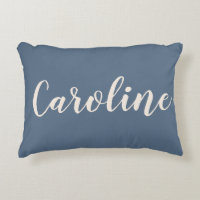 Personalisierter Name Dusty Blue Minimalistisches 
