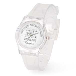 personalisierter Name eines Volleyballvereins-Team Armbanduhr
