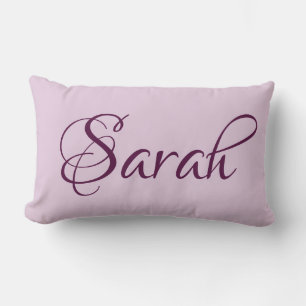 PERSONALISIERTER NAME EINFACH MODERNES MONOGRAMM LENDENKISSEN