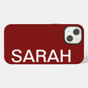 Personalisierter Name Einfach Stilvoll Modern Cher iPhone Hülle