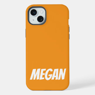 Personalisierter Name Einfach Stilvoll Modernes Mo iPhone 15 Plus Hülle