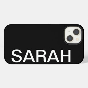 Personalisierter Name Einfach Stilvoll Modernes Sc iPhone Hülle