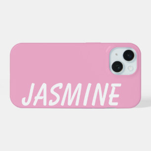 Personalisierter Name Einfach Stylisch Modern Mini iPhone 15 Hülle