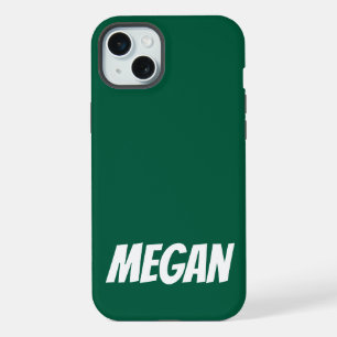 Personalisierter Name Einfach Stylisch Moderne Mon iPhone 15 Plus Hülle