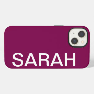 Personalisierter Name Einfach Stylisch Moderne Mon iPhone Hülle