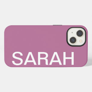 Personalisierter Name Einfach Stylisch Moderne Mon iPhone Hülle