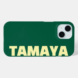 Personalisierter Name Elegant Modern Minimal Darkg Case-Mate iPhone Hülle