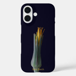 Personalisierter Name Elegante Flora Moderne Wildb iPhone 16 Hülle