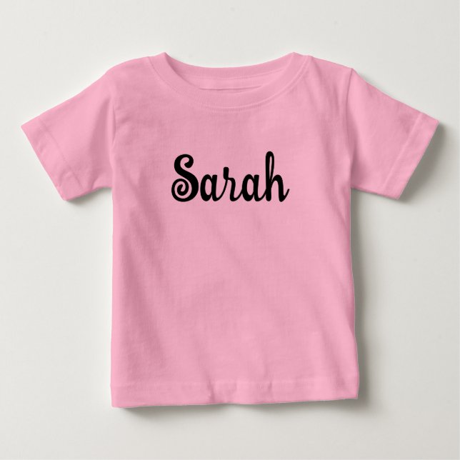 Personalisierter Name - Erstellen Sie Ihre eigene Baby T-shirt (Vorderseite)