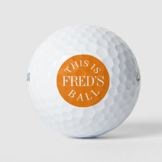 Personalisierter Name | Erstellen Sie Ihre eigenen Golfball