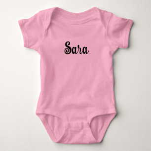 Personalisierter Name - Erstellen Sie Ihren eigene Baby Strampler