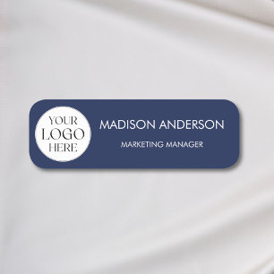 Personalisierter Name Firmen Geschäft Logo Minimal Namensschild