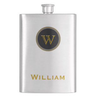 personalisierter Name Flachmann