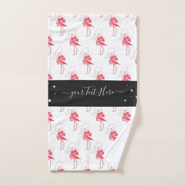 Personalisierter Name Flamingo , Geschenke für all Handtuch (Handtuch)
