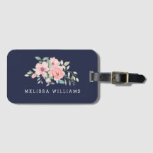 Personalisierter Name Floral Luggy