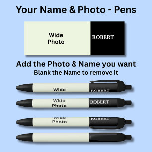 Personalisierter Name & Fotostift Kugelschreiber