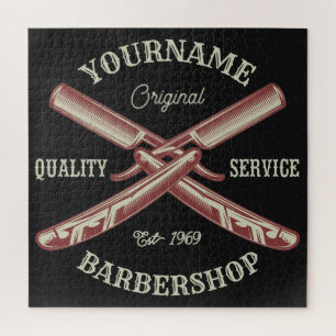 Personalisierter NAME Friseur Rasiermesser Friseur