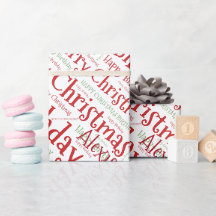 Personalisierter Name Frohes Weihnachten Geburtsta