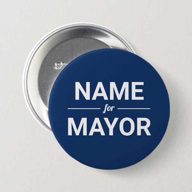 Personalisierter Name für benutzerdefinierte Farbe Button (Vorne & Hinten)