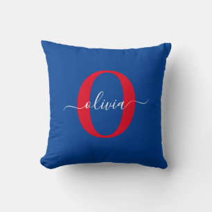 Personalisierter Name für Monogramm Kissen