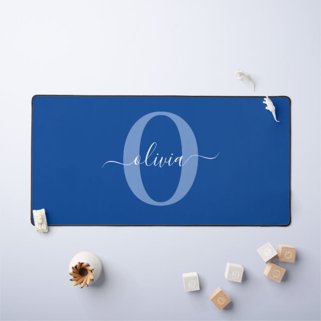 Personalisierter Name für Monogramm Schreibtischunterlage (Kindertisch)