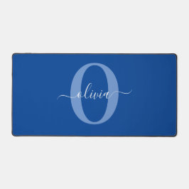Personalisierter Name für Monogramm Schreibtischunterlage