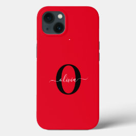 Personalisierter Name für Monogramm Skriptname Sch Case-Mate iPhone Hülle