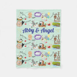 Personalisierter Name für Sie oder Ihr Kind Fleecedecke