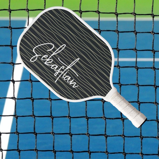 Personalisierter Name Gemustert Pickleball Schläger (Von Creator hochgeladen)