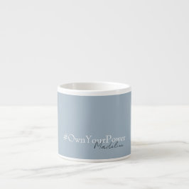 Personalisierter Name - Geschenk für die Ermächtig Espressotasse