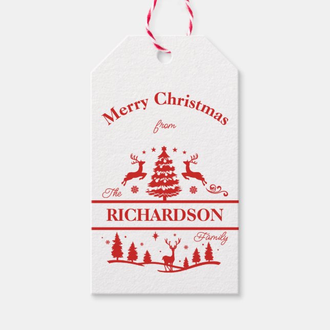 Personalisierter Name Geschenkanhänger (Vorderseite)