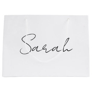 Personalisierter Name Geschenktaschen, Geschenktas Große Geschenktüte