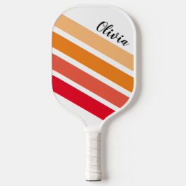 Personalisierter Name gestrichen Pickleball Schläger