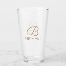 Personalisierter Name Glas