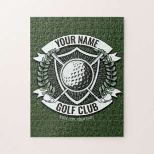 Personalisierter NAME Golfer Golf Club Rasen Clubh