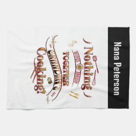 Personalisierter Name Grandma Kitchen Geschenk Geschirrtuch